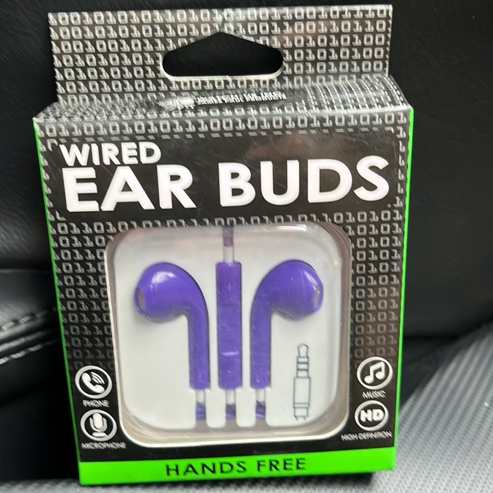 Wired Ear Buds Hands Free